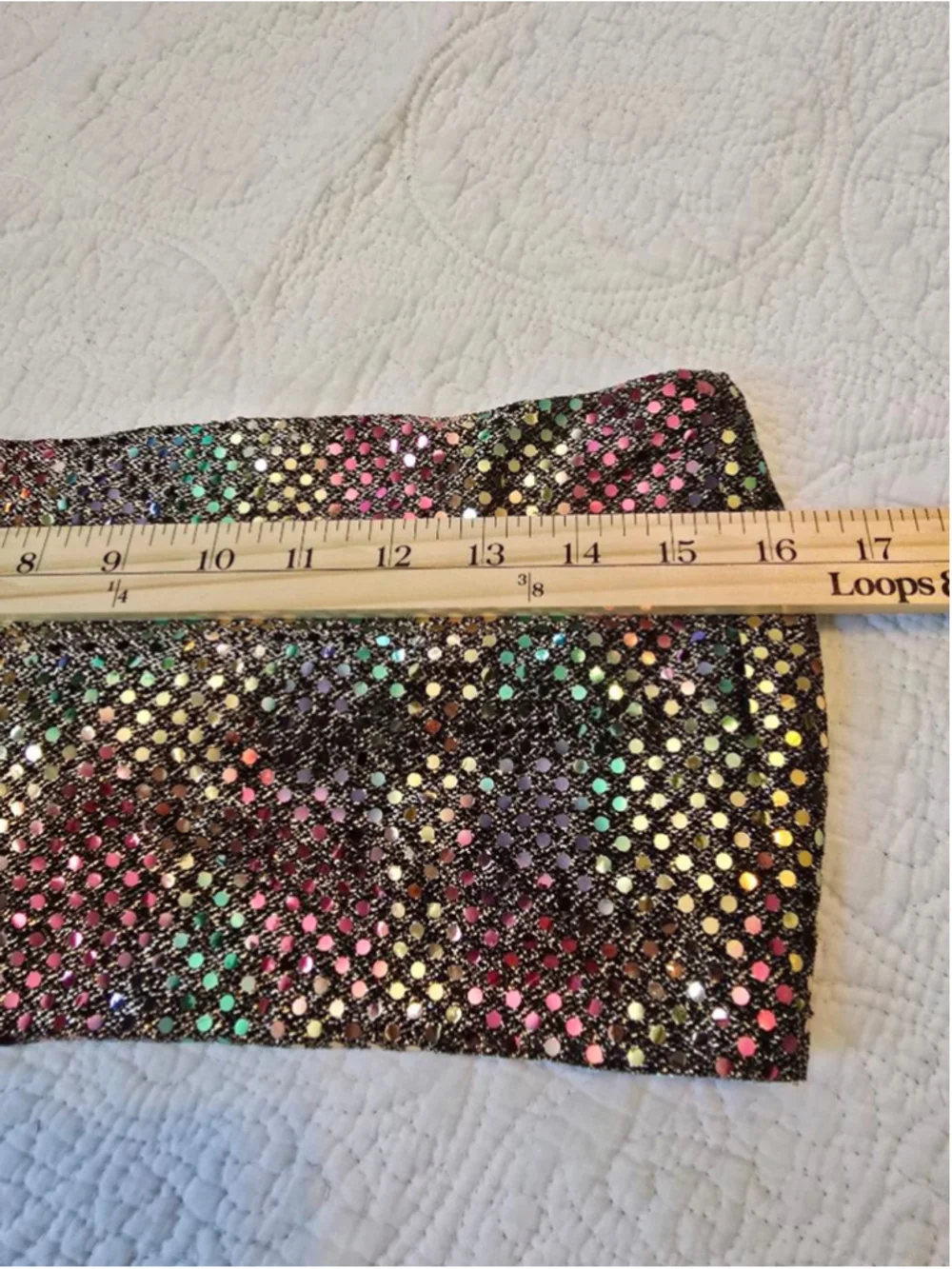 Women's Multicolor Rainbow Sequin Bandeau Top Reversible Festival Rave Beachwear